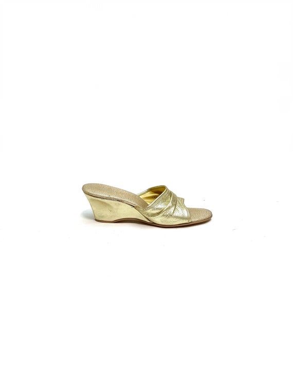boudoir wedge slippers