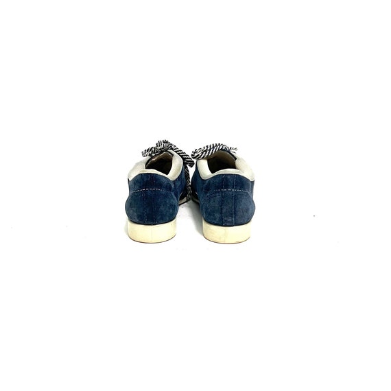 Vintage 1960s Womens Bowling Shoes // Blue Suede … - image 8