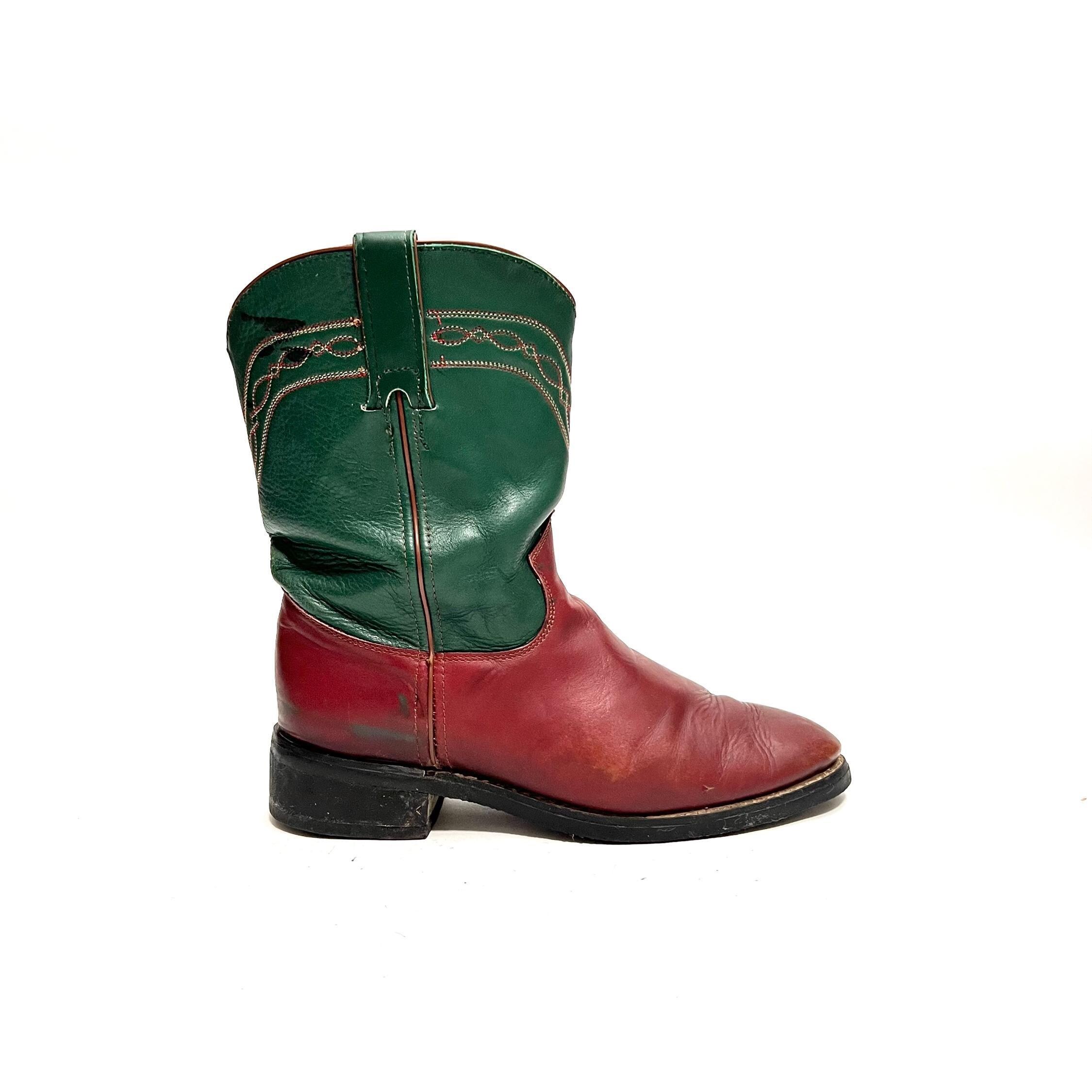 90s vintage roper western boots Brown Vintage Ropers Size 6 – High Class Hillbilly main image 2