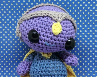Vision amigurumi style PDF crochet pattern inspired by The Avengers