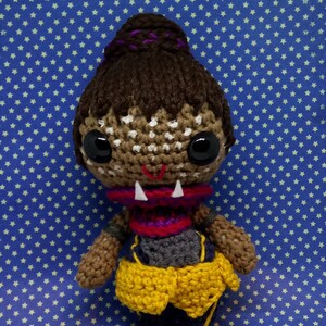 Black Panther amigurumi full set of eight PDF crochet pattern T'Challa, Okoye, Nakia, Shuri, Killmonger, Klaw image 6