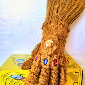 Infinity Gauntlet Knitting pattern Instant download PDF Thanos cosplay image 4