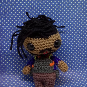 Erik Killmonger amigurumi style PDF crochet pattern inspired by Black Panther image 1