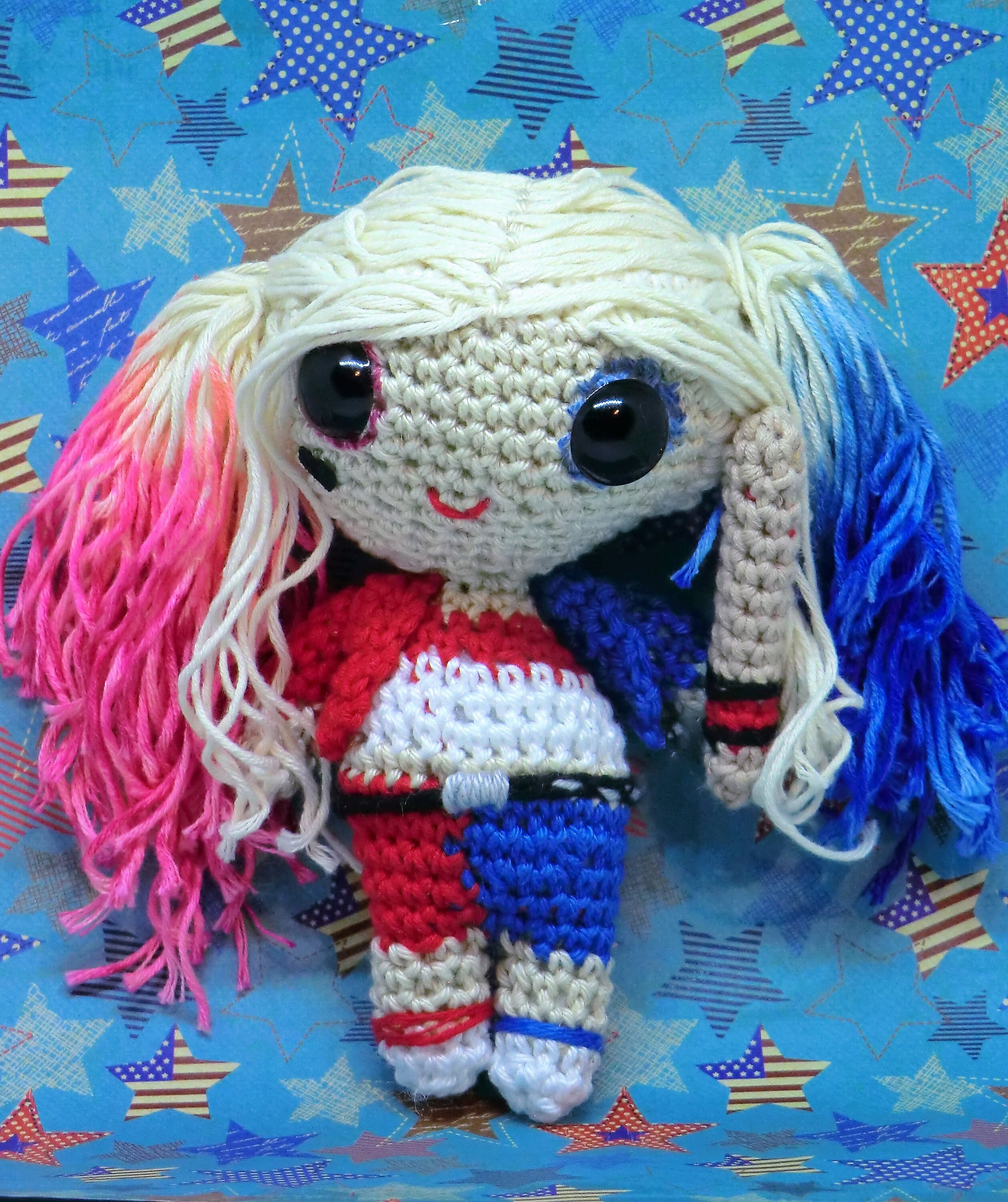 Harley Quinn Amigurumi Style PDF Crochet Pattern Inspired by Etsy