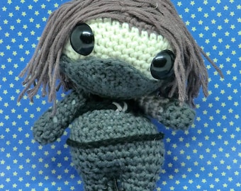 Bucky Winter soldier amigurumi style PDF crochet pattern