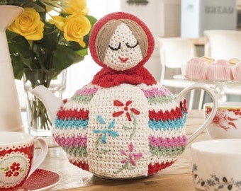 Babushka Russian doll amigurumi Tea cosy PDF crochet patten