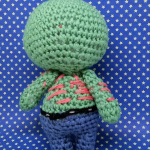 Drax the destroyer amigurumi style PDF crochet pattern Inspired by Guardians of the galaxy image 2