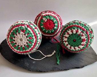 Fancy crochet bauble pdf crochet pattern - two different designs