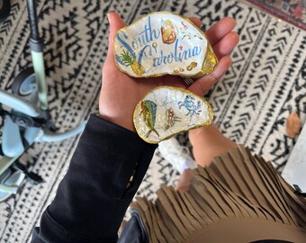 Conchas de ostra descopodadas