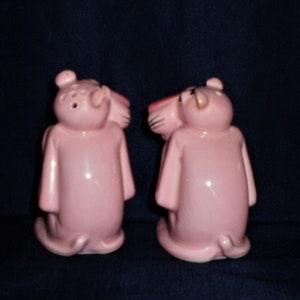 Vintage and Rare Pink Panther Salt and Pepper set image 3