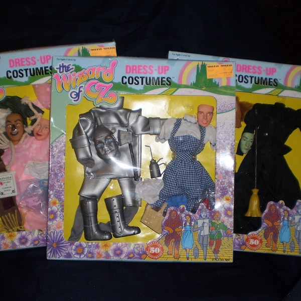 Vintage Wizard of Oz Doll Costumes