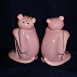 Vintage and Rare Pink Panther Salt and Pepper set image 5