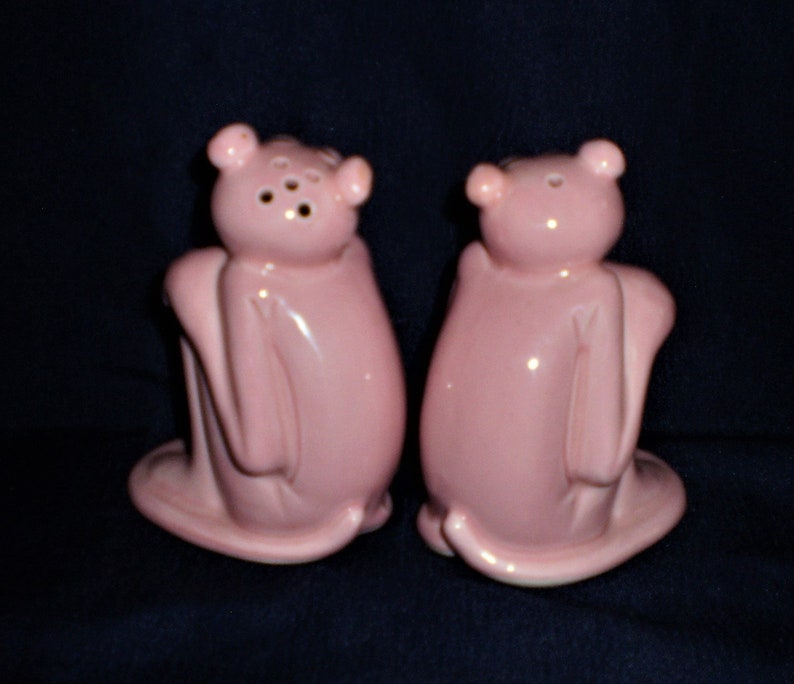 Vintage and Rare Pink Panther Salt and Pepper set image 5