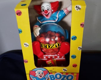 Vintage Bozo the Clown Gumball Machine