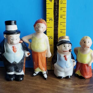 Vintage Jiggs & Maggie Salt and Pepper Set