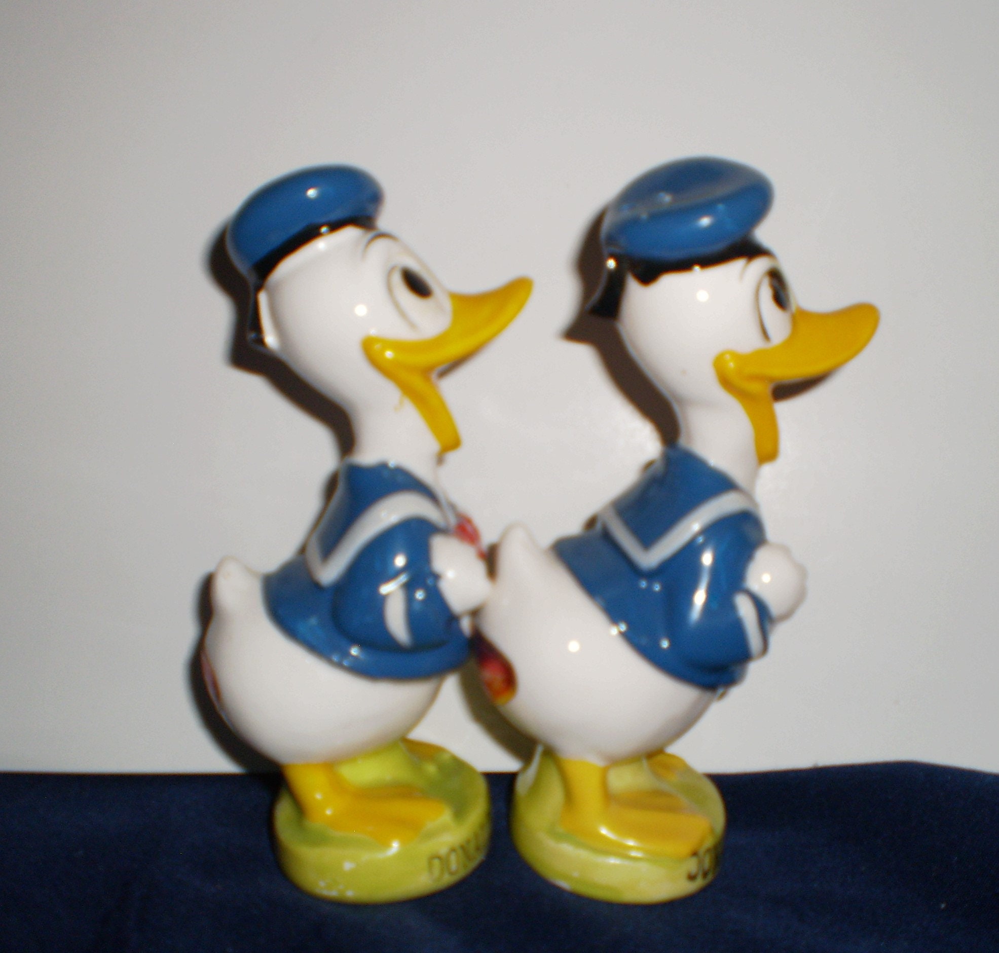 アンティーク雑貨 Vintage Disney Donald Duck Salt &Pepper Vintage Disney Donald Duck Salt &Pepper Disney Donald Duck Salt