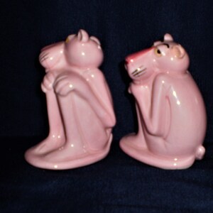 Vintage and Rare Pink Panther Salt and Pepper set image 4