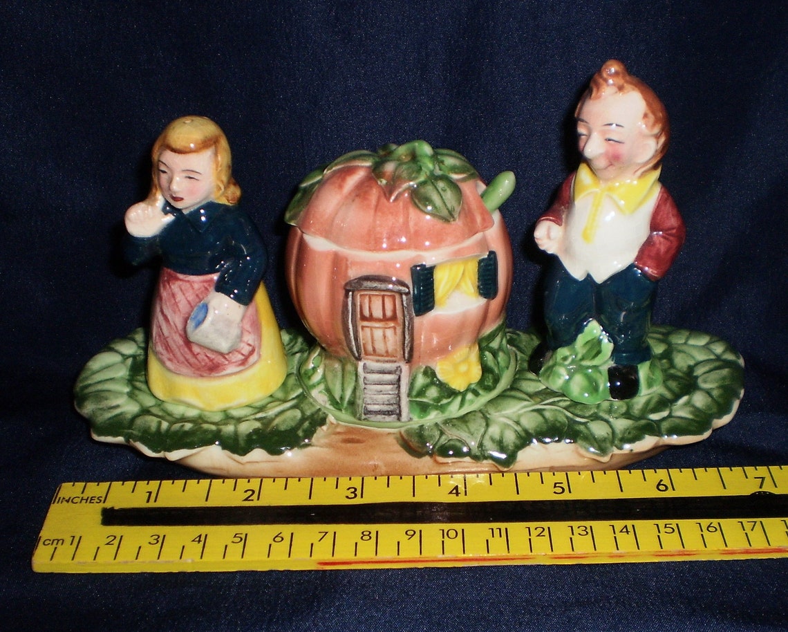 Peter Peter Pumpkin Eater Salt and Pepper set Etsy