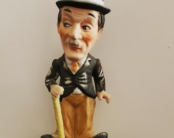 Vintage Charlie Chaplin statue