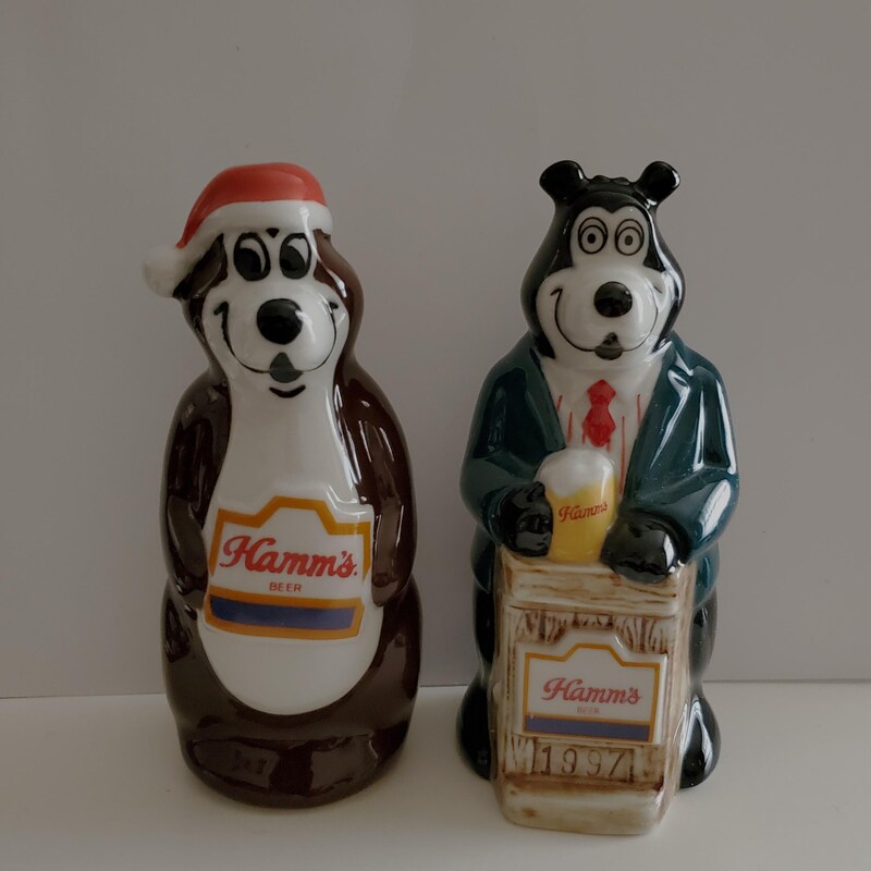 HAMM'S BEER Sgn Bar Dsplay Large 24n Metal Sgn Bear Lake Bar Pub HAMM'S BEER Sgn Bar Dsplay Large 24n Metal Sgn Bear Lake Bar Pub