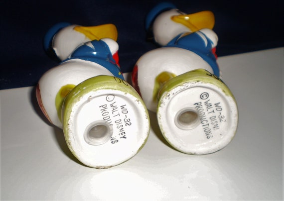 アンティーク雑貨 Vintage Disney Donald Duck Salt &Pepper Disney