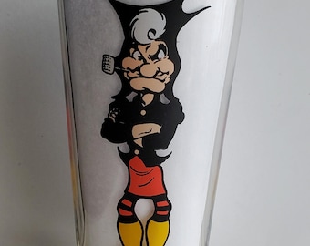 Vintage Li'l Abner Mammy Yokum glass