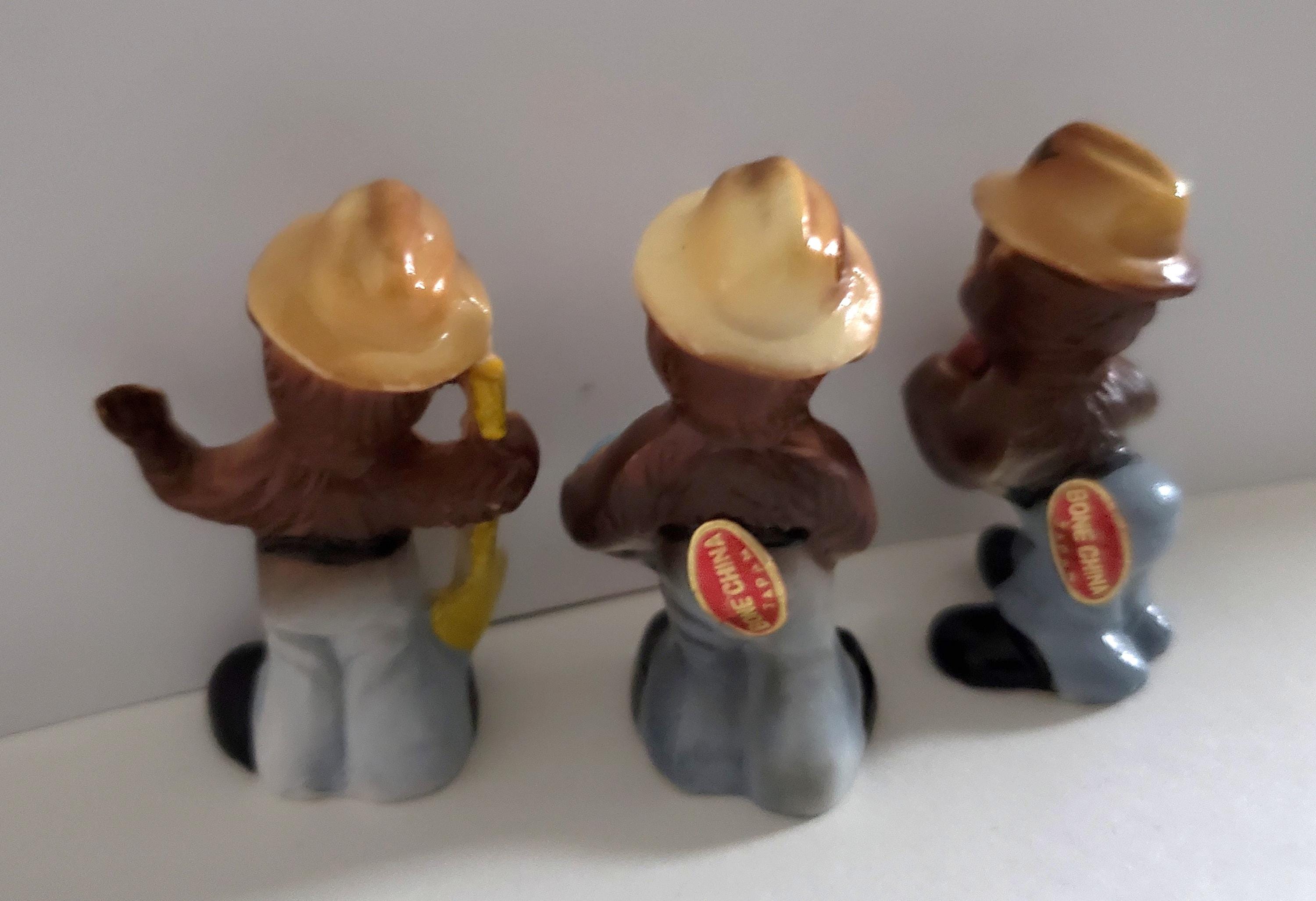 Vintage Smokey the Bear Mini Figurines Set - Etsy