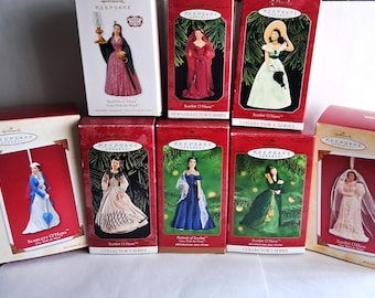 Hallmark Keepsake Gone With the Wind, Scarlett O'Hara ornaments