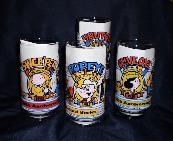Popeye Fried Chicken, Pepsi Cola Glasses - Etsy