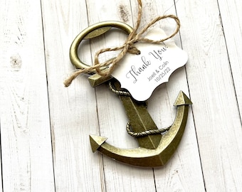 60 Gold Nautical Anchor Bottle Opener Wedding Bridal Baby Shower Party Favors 60 Gold Nautical Anchor Bottle Opener Wedding Bridal Baby Shower Party Favors