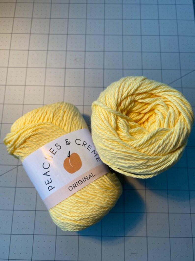 A Lot of 2 9 Peaches n Cream Yarn 240 yds 5 oz Total 100 Etsy