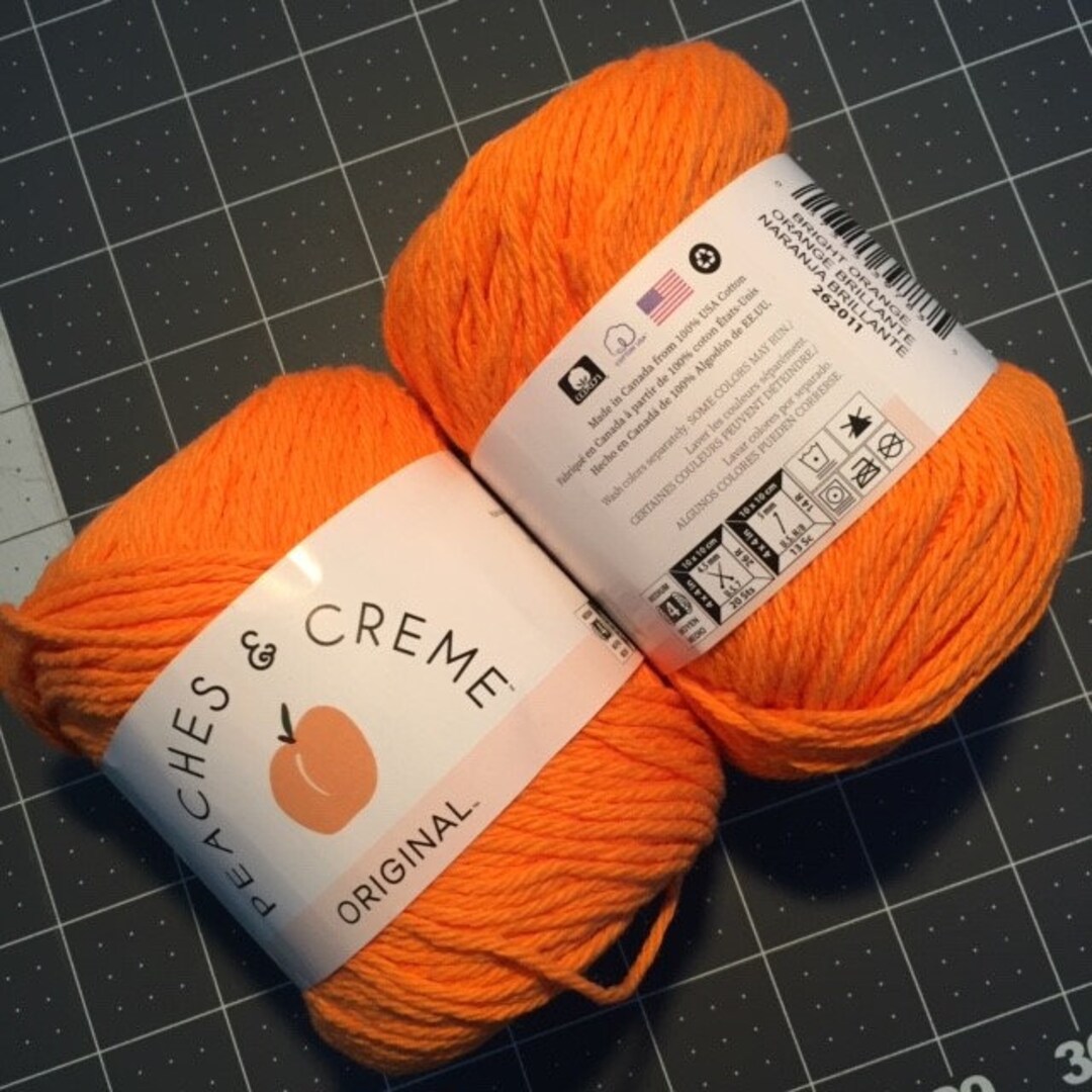 ONE Lot of 2 18 Peaches N Cream Yarn 240 Yds 5 Oz Total Etsy