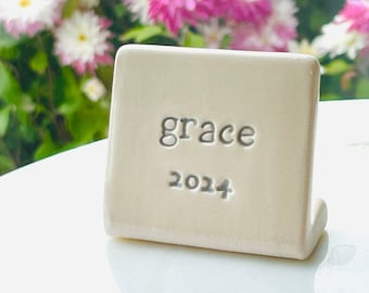 Word of the Year, One Word, Ceramic Tile, 2024, New Year