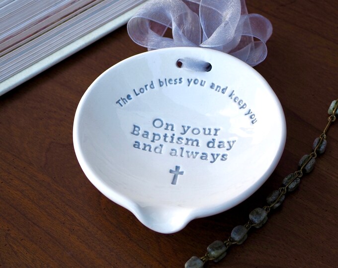 Ready to Ship Baptism Bowl™ Ceramic Bowl for Pouring Etsy