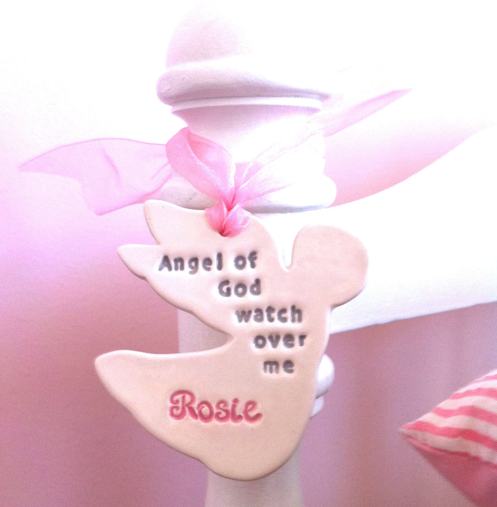 Baby Dedication Gift Naming Ceremony Gift the Nursery Angel Etsy