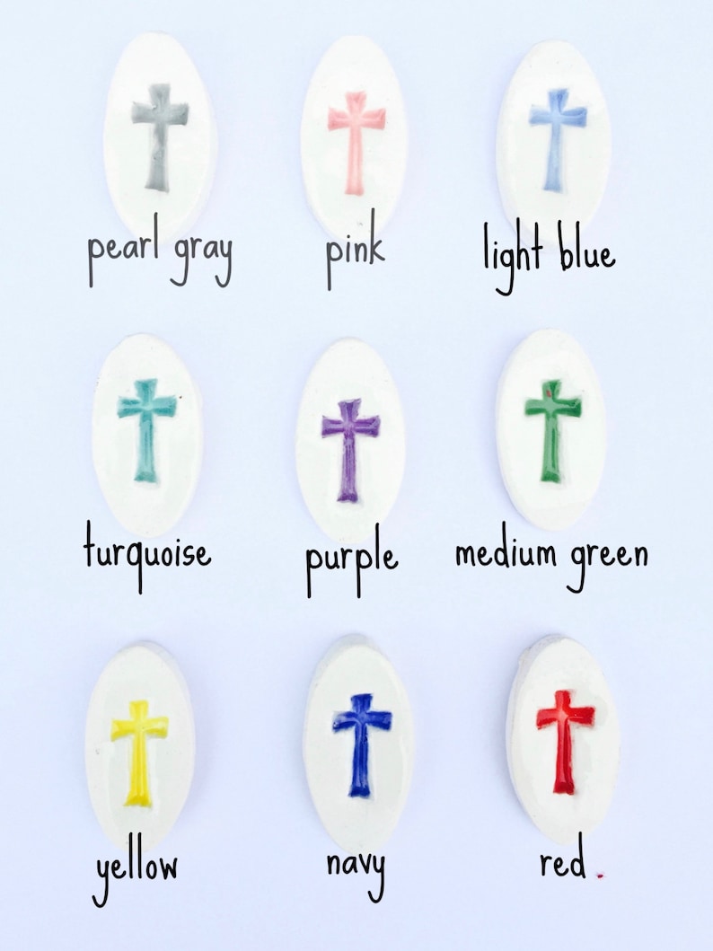 Personalized Ceramic Baptism Water Bowl, Goddaughter Christening Gift image 8