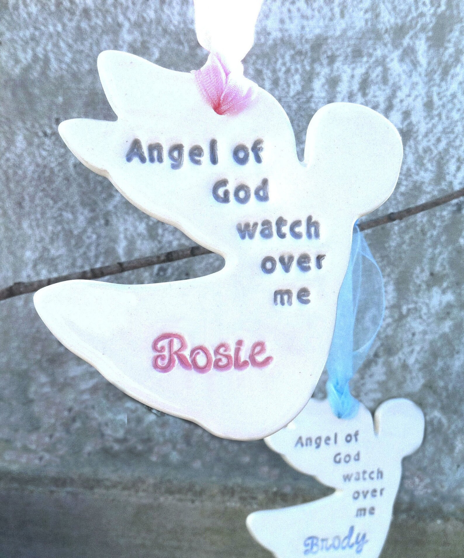 Baby Dedication Gift Naming Ceremony Gift the Nursery Angel Etsy