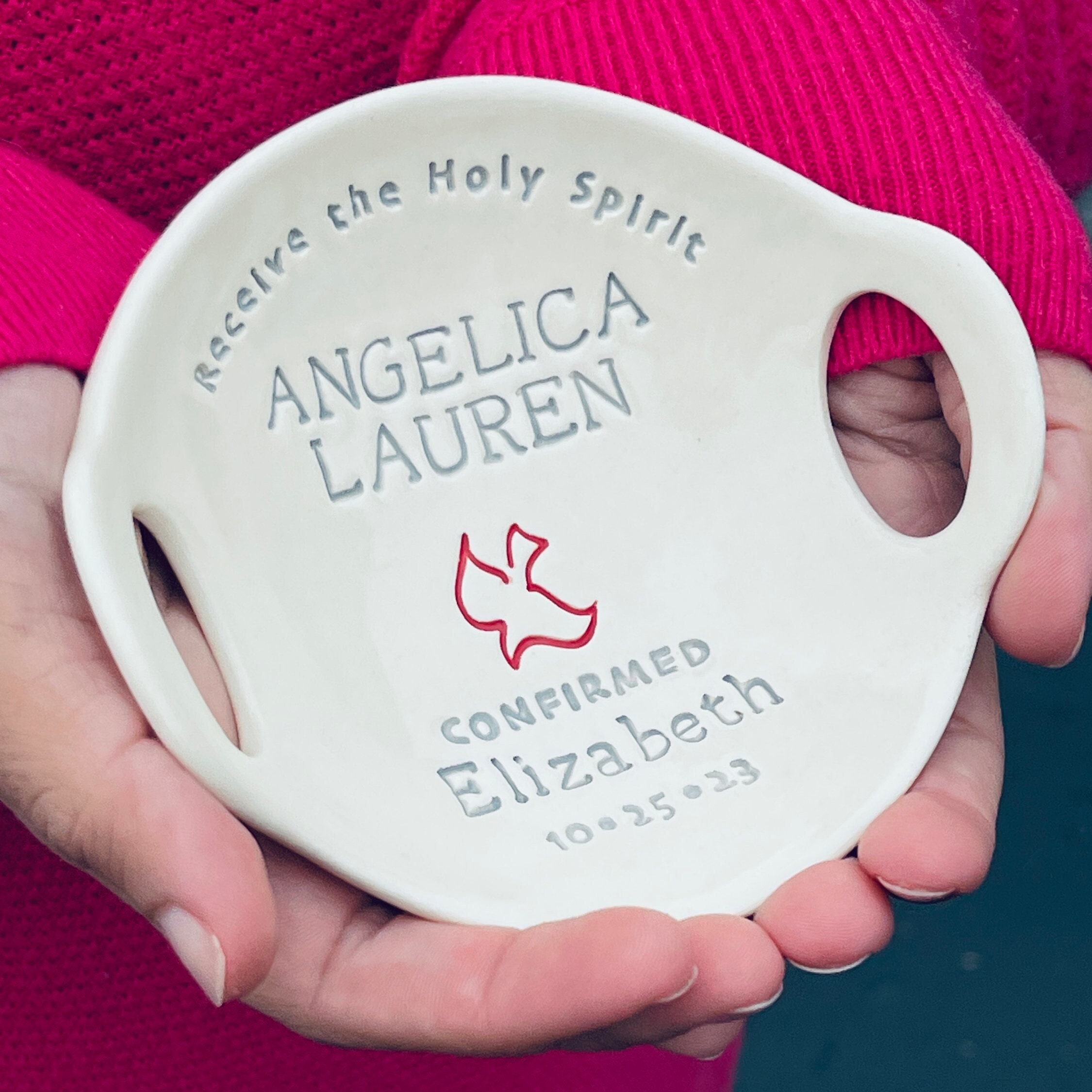 Onebttl Catholic Confirmation Gift for Teenage Girls