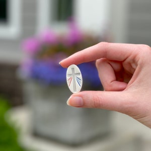 Divine Mercy Image, Ceramic Magnets, Catholic, Easter Basket Stuffers, for Adults,