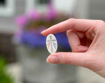 Divine Mercy, Ceramic Magnets, St Faustina, Housewarming Gift, Easter Basket