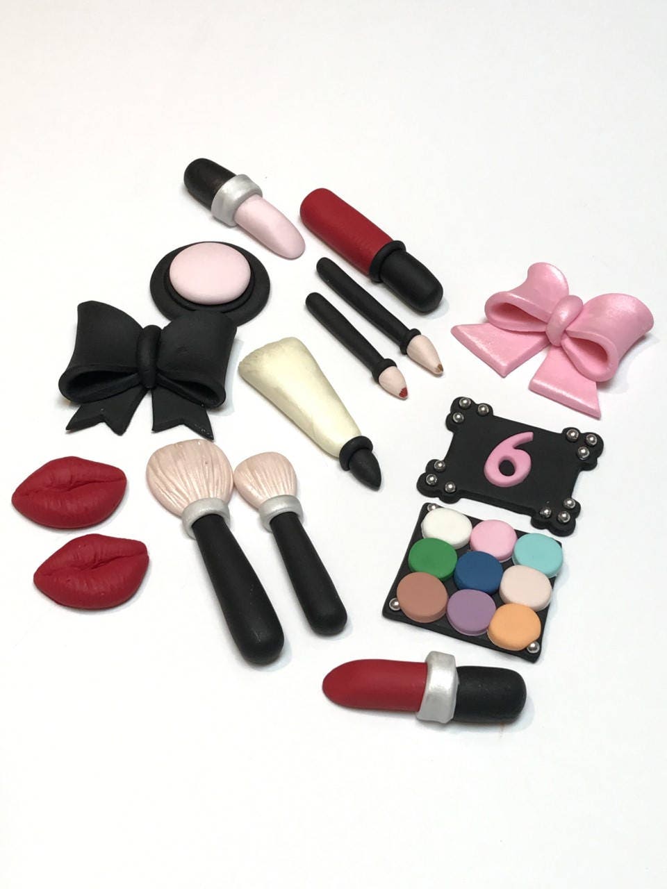 Fondant Makeup Cake Decorations Etsy