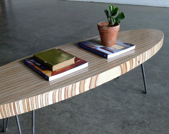 Mid Century Modern Eames Inspired Coffee Table Etsy