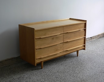 Mid Century Modern 6-Drawer Dresser for Crawford Furniture