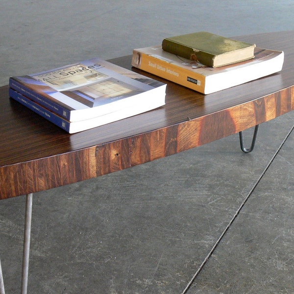 Mid Century Modern Eames Inspired Coffee Table-Walnut Finish