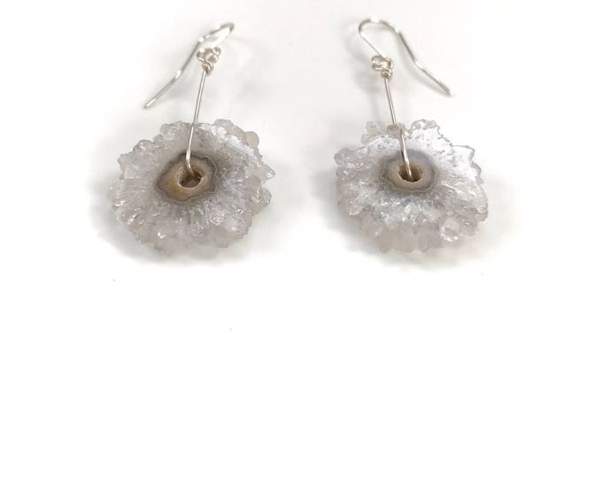 Stalactite Slice Earrings