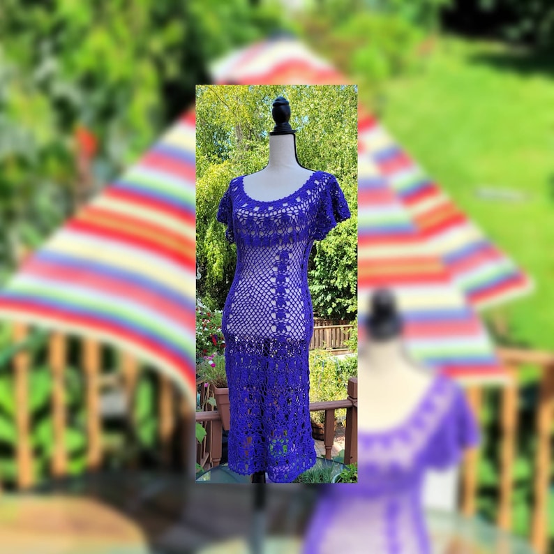 Beach Dress Cover up Knee Length Made to Order in Any Size and Etsy