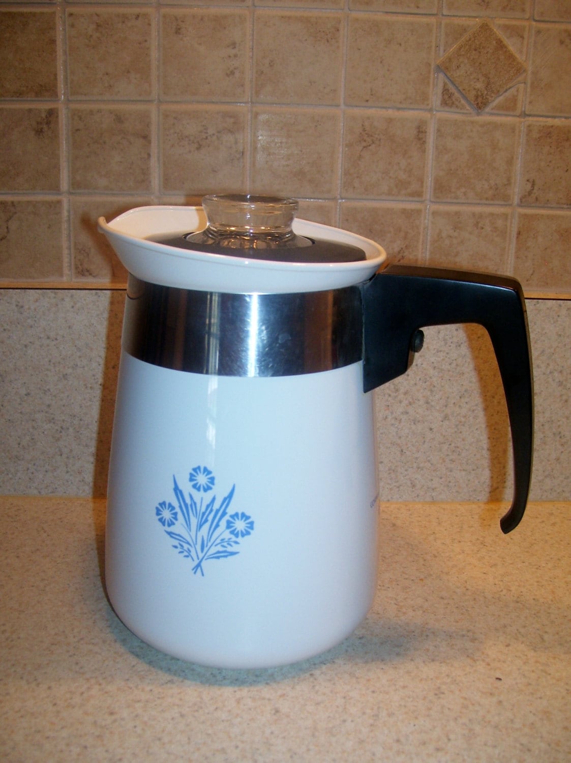 Corning Ware vintage 4 cup Coffee Pot Percolator Very Nice Etsy
