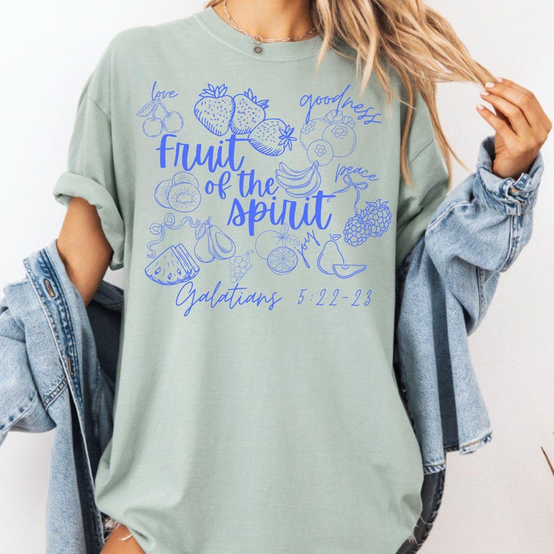 Fruit of the Spirit T-shirt: Christian Bible Verse Apparel - Etsy