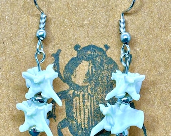Rattlesnake Vertebrae Earrings