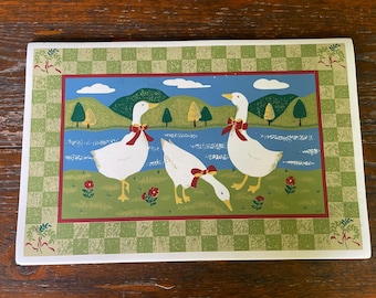 Vintage Country Goose Placemats (4)